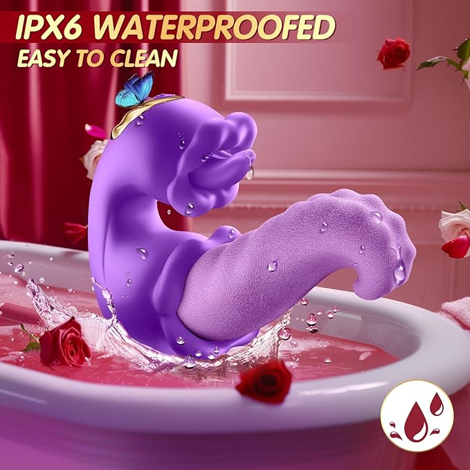 猛舌攪動 按摩棒 自動攪+插+舔 情趣用品 震動棒 情趣按摩棒 仿真舌頭 柔軟不傷私處 舔咬 多重刺激 女性玩具